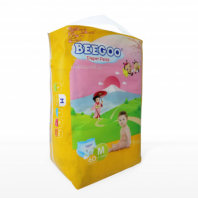 Beegoo Baby Diaper Pant-M60/bag(Pull-Up)